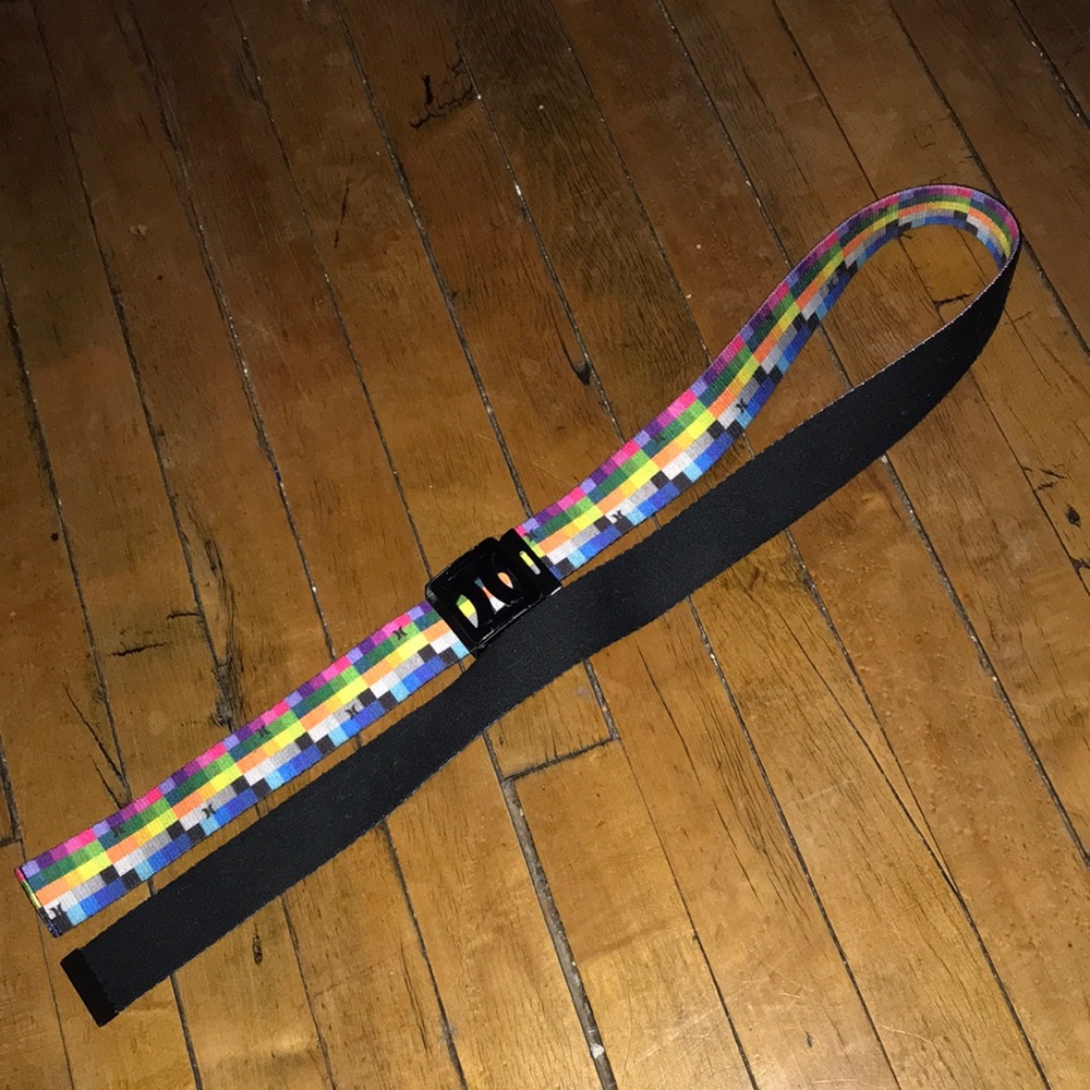 Hurley Multicolor Belt with Black Buckle